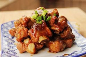蜜汁焗排骨 蜜汁焗排骨