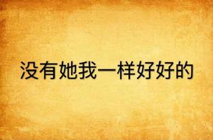 沒有她我一樣好好的 沒有她我一樣好好的
