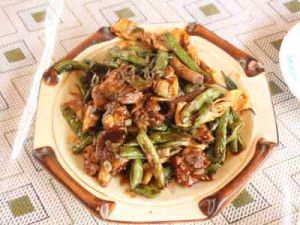 大芥菜燜栗子 大芥菜燜栗子