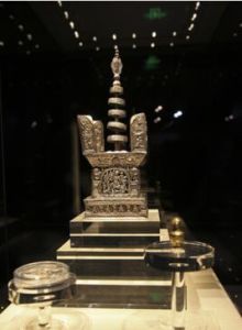 阿育王塔“真身舍利 阿育王塔“真身舍利