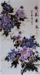 張有貞國畫作品