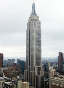 紐約曼哈頓的帝國大廈 紐約曼哈頓的帝國大廈