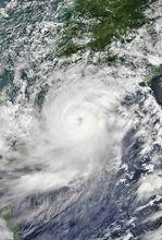 超強颱風天鴿衛星雲圖
