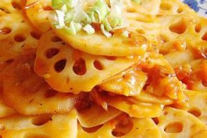 西紅柿拌藕片 西紅柿拌藕片