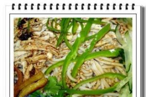 椒麻雞絲涼麵 椒麻雞絲涼麵