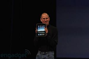 賈伯斯手捧ipad