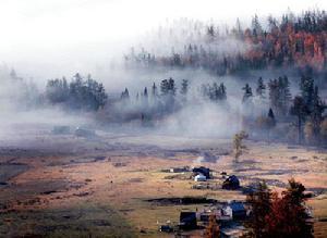 喀納斯湖畔圖瓦村