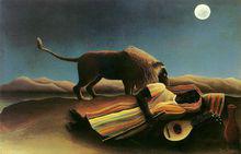 《睡著的吉普賽人》亨利·盧梭