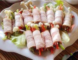 培根卷金針菇 培根卷金針菇