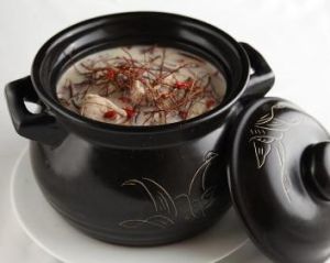 雞骨草煲豬橫脷 雞骨草煲豬橫脷