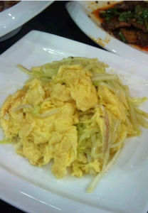 韭黃炒蛋 韭黃炒蛋