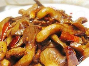 松子燒平菇 松子燒平菇