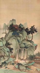 宋人山寺圖 宋人山寺圖