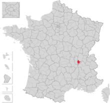 里昂大都會在法國的位置