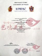 付斌老師英國威爾斯大學碩士學位證書
