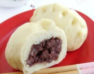 柳葉豆沙包 柳葉豆沙包