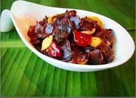 油淋乾巴 油淋乾巴