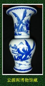 康熙青花風尾尊