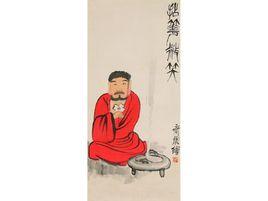 題拈花微笑圖 題拈花微笑圖