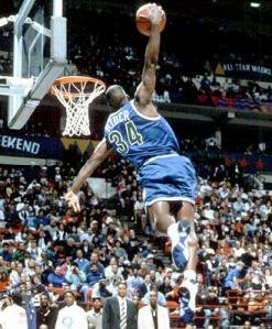 萊德在1994年扣籃大賽上