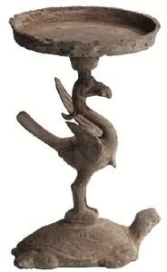 龜座鳳型銅燈 龜座鳳型銅燈