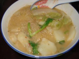 土豆冬粉湯 土豆冬粉湯
