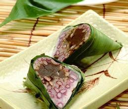黑糯米粽子 黑糯米粽子