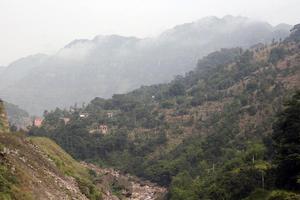 鹽津縣普洱鎮燈草村莊全貌