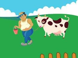 美女擠牛奶 美女擠牛奶