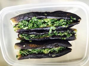 醃蒜茄子 醃蒜茄子