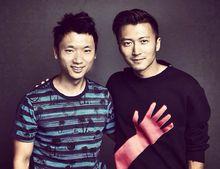 劉雪亮與謝霆鋒合影