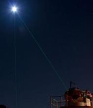 雷射射月 雷射射月