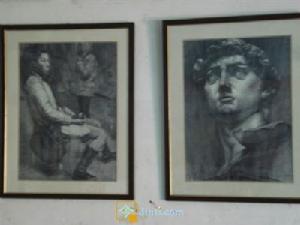 老師入展素描作品