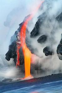 流紋熔岩火山