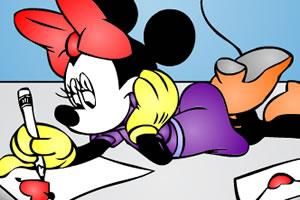 米妮填顏色 米妮填顏色