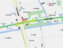 東環路站出入口分布圖