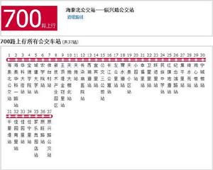 天津公交700路 天津公交700路