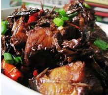 霉乾菜燒鯧魚 霉乾菜燒鯧魚