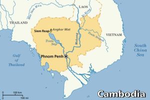 柬越戰爭地圖