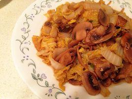 口蘑與白菜 口蘑與白菜