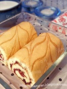 藍梅花紋瑞士卷 藍梅花紋瑞士卷