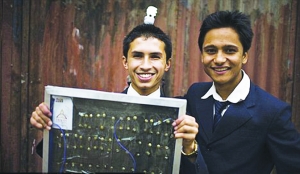 太陽能髮絲電池板