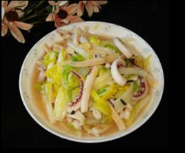 魷魚炒白菜 魷魚炒白菜