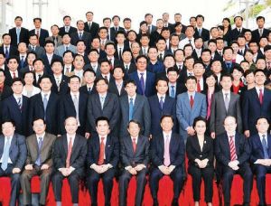 赴新加坡參加培訓的中國官員