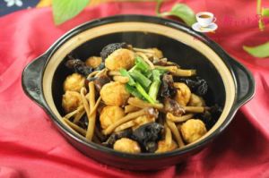 茶樹菇炒鵪鶉蛋 茶樹菇炒鵪鶉蛋