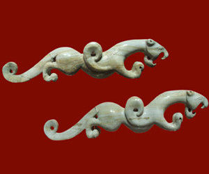 玉雕白虎 玉雕白虎