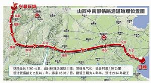 晉中南鐵路圖