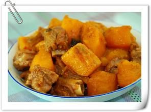 排骨燜南瓜