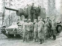被德軍俘獲的KV2