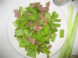 西芹炒肉 西芹炒肉